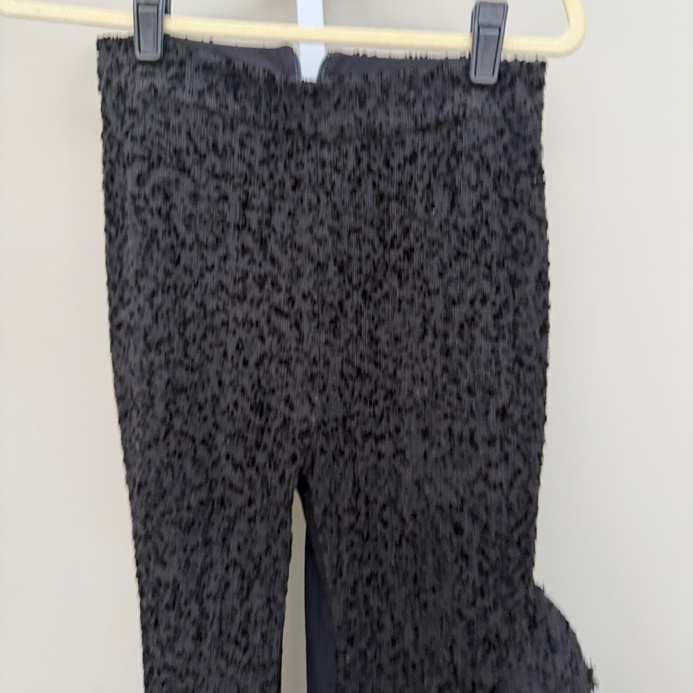 R.L.E. Black Women's Textured Wide-Leg Pants & cardigan Set size ~S - Picture 9 of 11